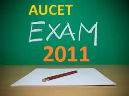 AUCET PHYSICS 2011 QUESTION PAPER