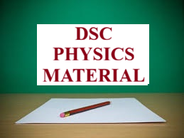 DSC Physics Material